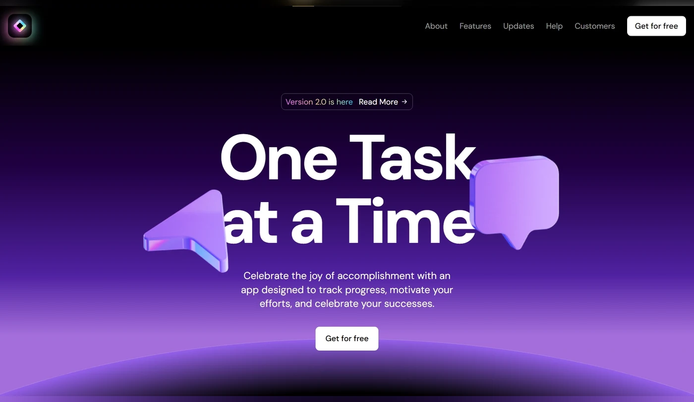 SaaS Product — concept website